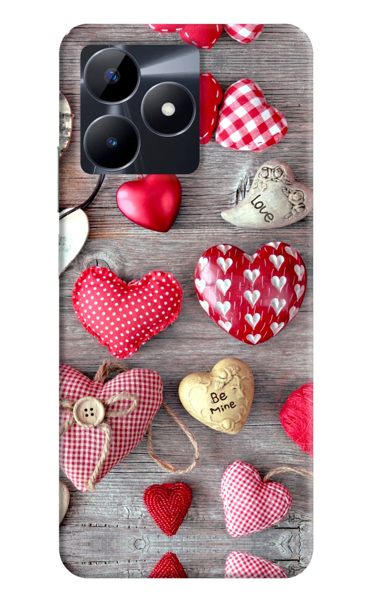 Love Wallpaper Realme C53 Hard Case Back Cover by Casekaro