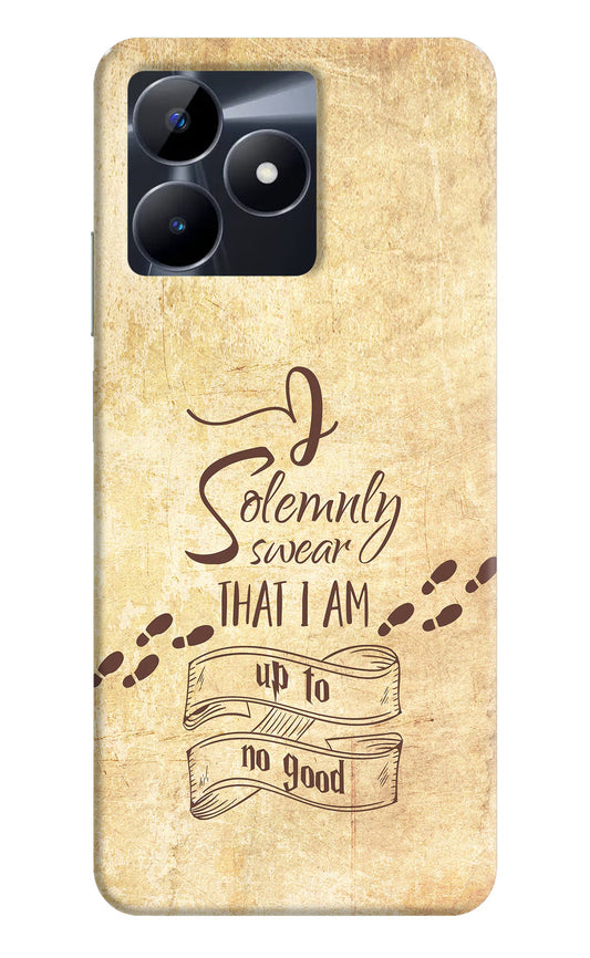 I Solemnly swear that i up to no good Realme C53 Hard Case Back Cover by Casekaro