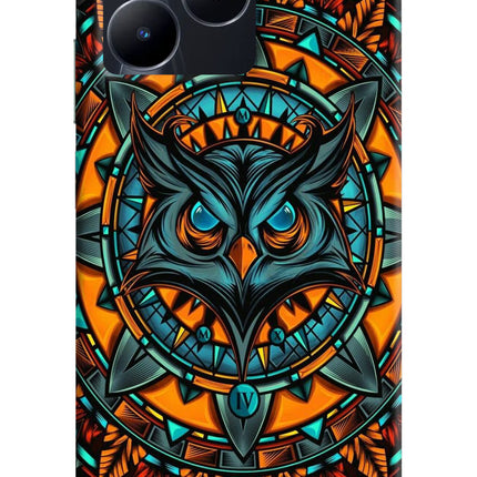 Angry Owl Art Realme C53 Hard Case Back Cover by Casekaro