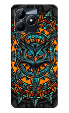 Angry Owl Art Realme C53 Hard Case Back Cover by Casekaro