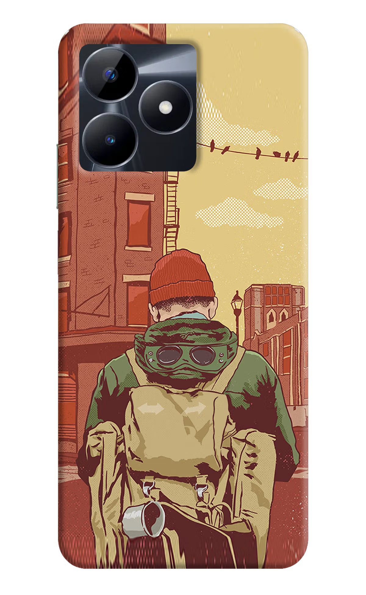Adventurous Realme C53 Hard Case Back Cover by Casekaro
