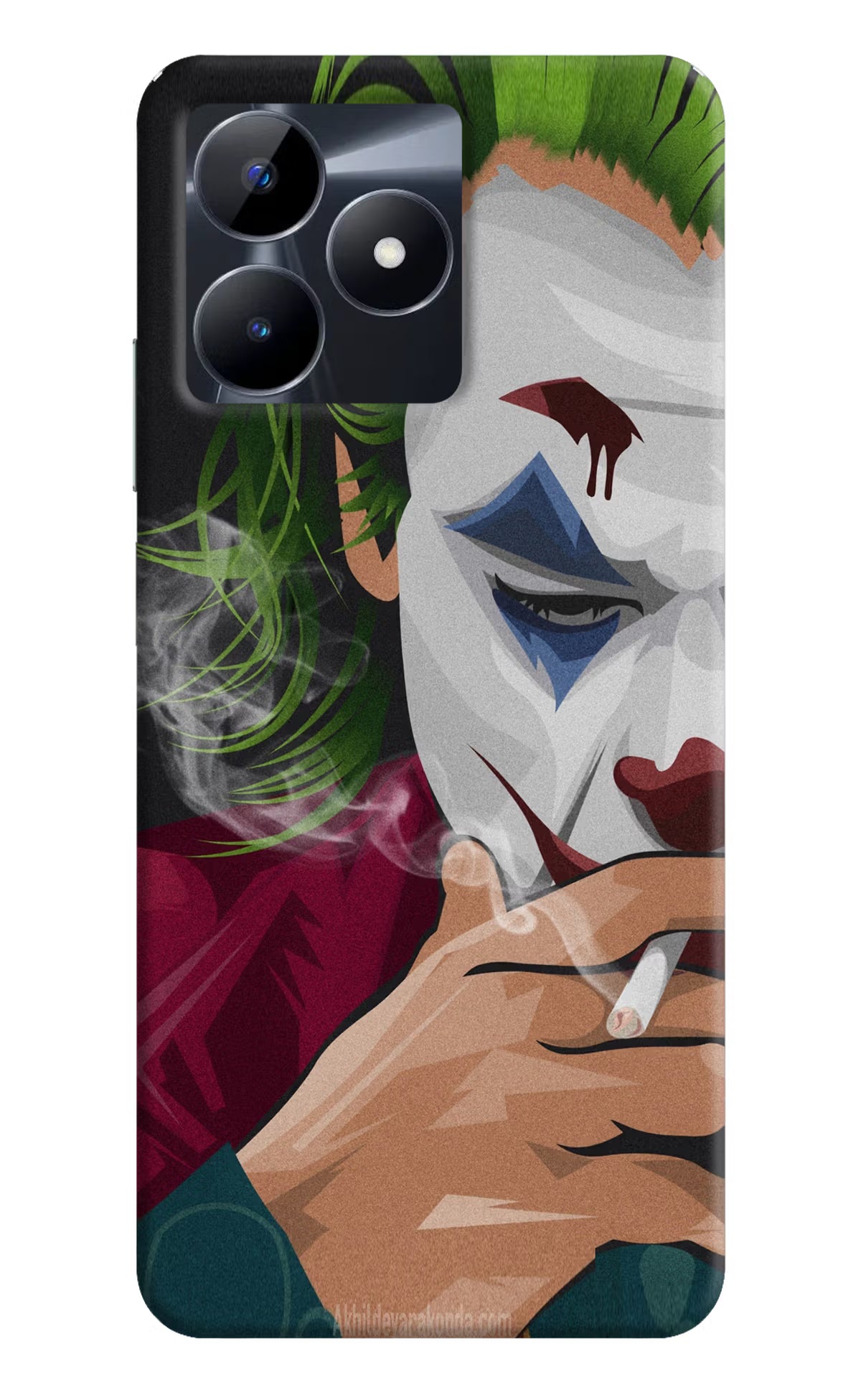 Joker Smoking Realme C53 Hard Case Back Cover by Casekaro