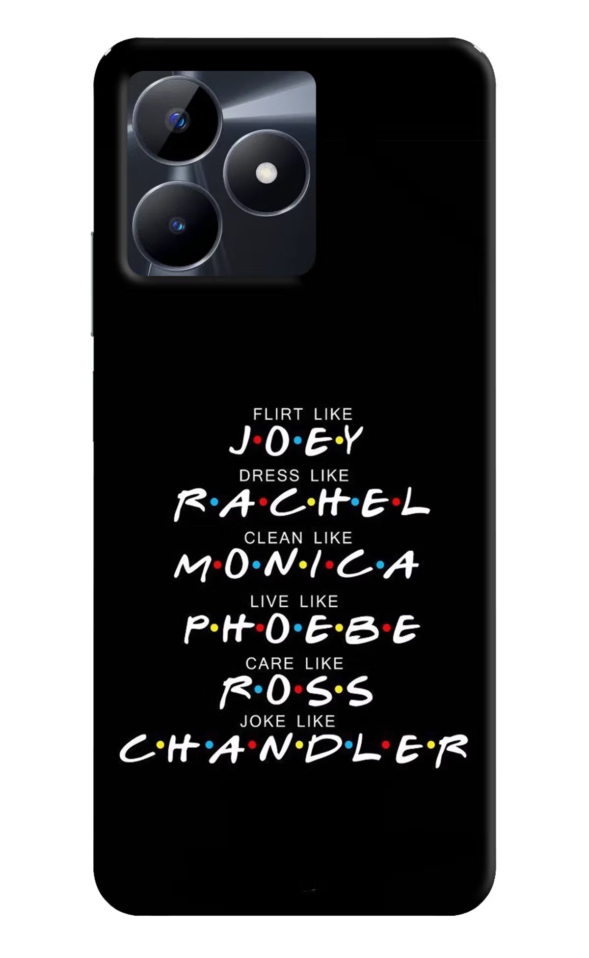 FRIENDS Character Realme C53 Hard Case Back Cover by Casekaro