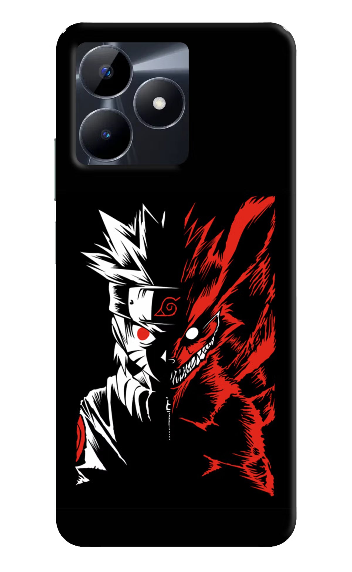 Naruto Two Face Realme C53 Hard Case Back Cover by Casekaro
