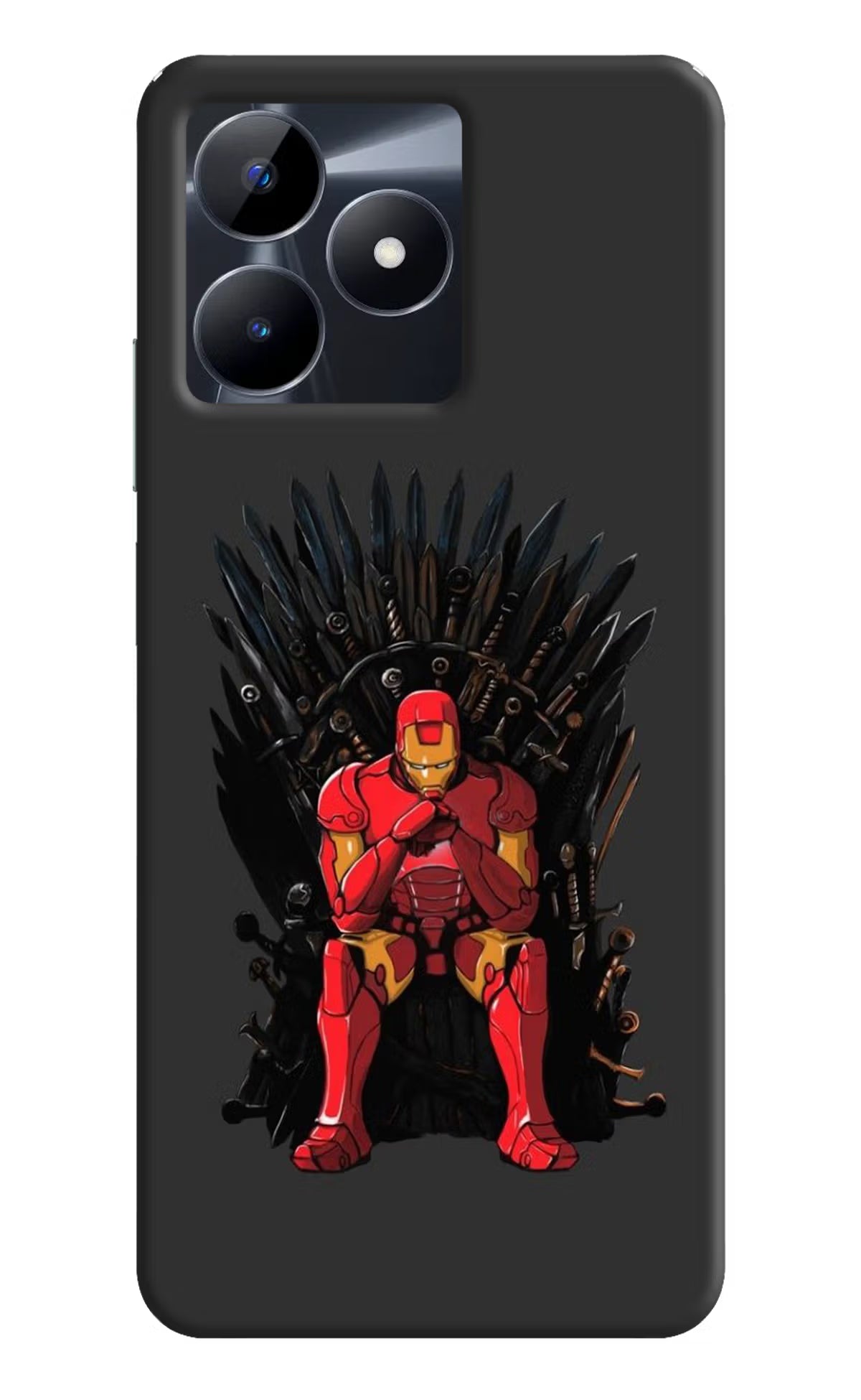 Ironman Throne Realme C53 Hard Case Back Cover by Casekaro