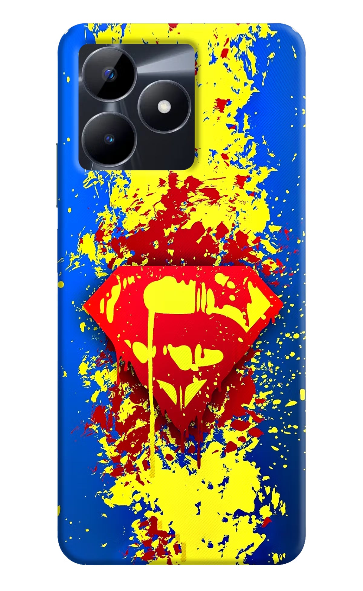 Superman logo Realme C53 Hard Case Back Cover by Casekaro