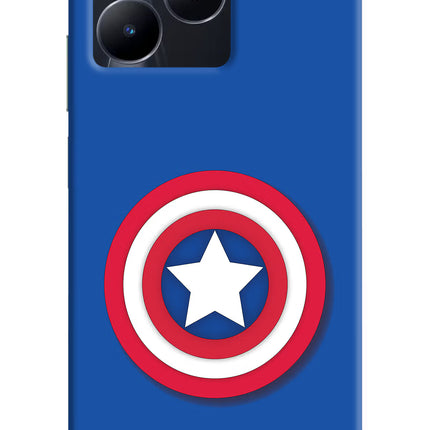 Shield Realme C53 Hard Case Back Cover by Casekaro