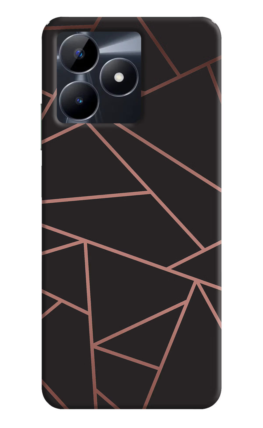 Geometric Pattern Realme C53 Back Cover, Hard case
