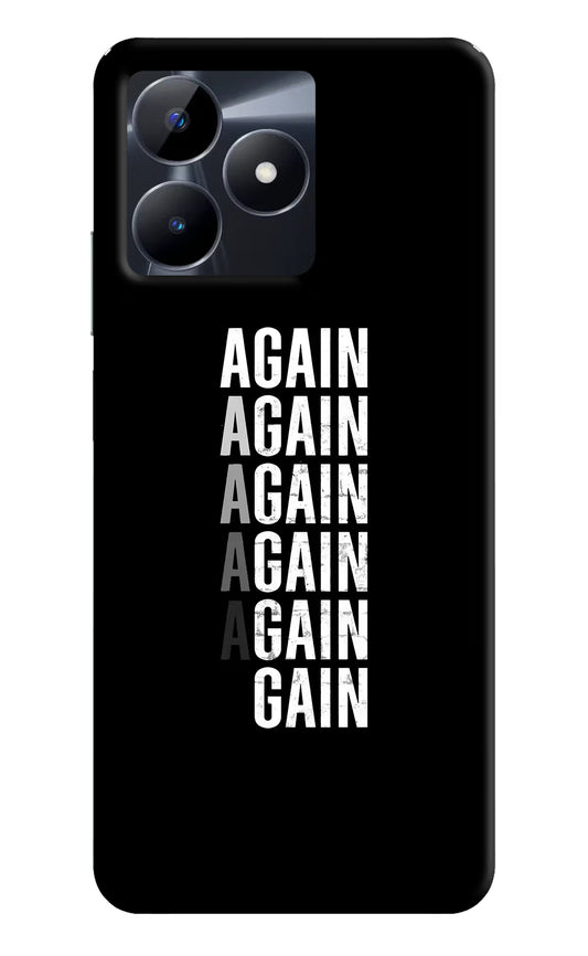 Again Again Gain Realme C53 Hard Case Back Cover by Casekaro