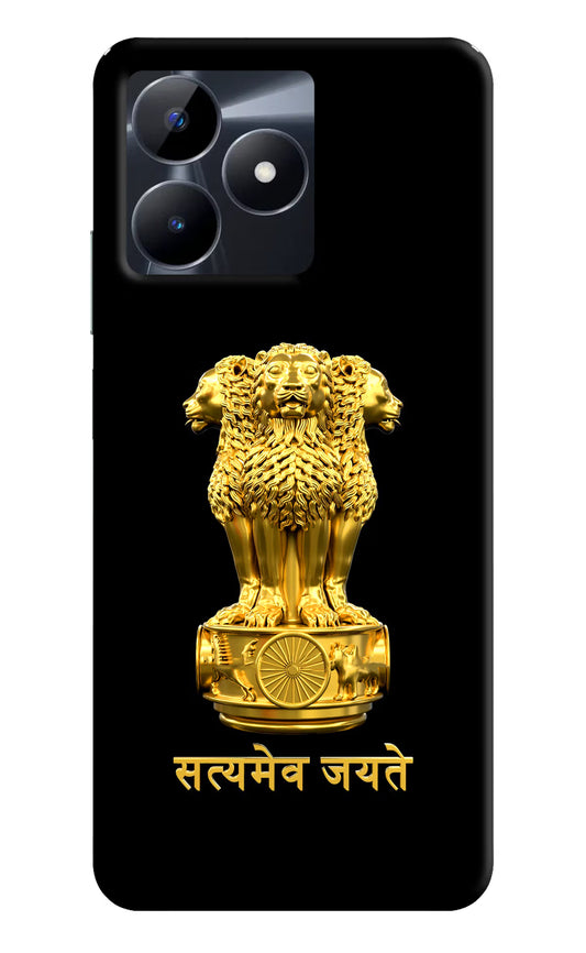 Satyamev Jayate Golden Realme C53 Hard Case Back Cover by Casekaro