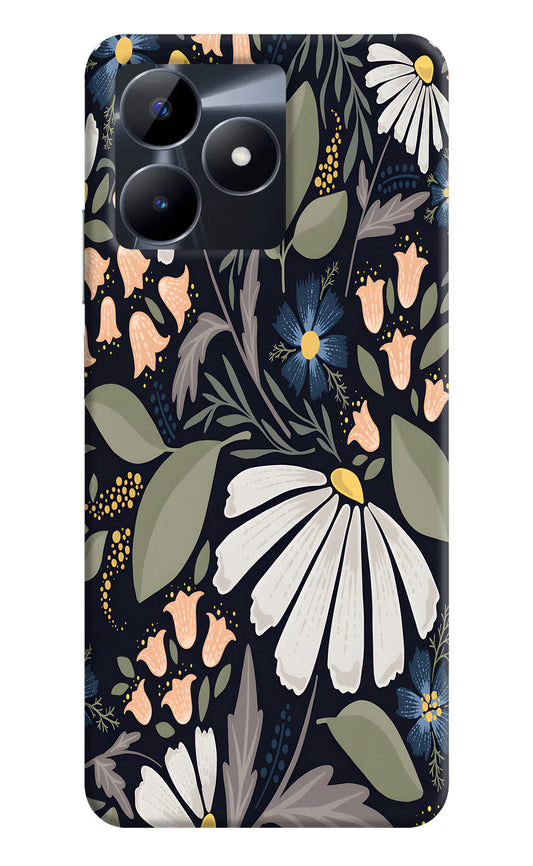 Flowers Art Realme C53 Hard Case Back Cover by Casekaro