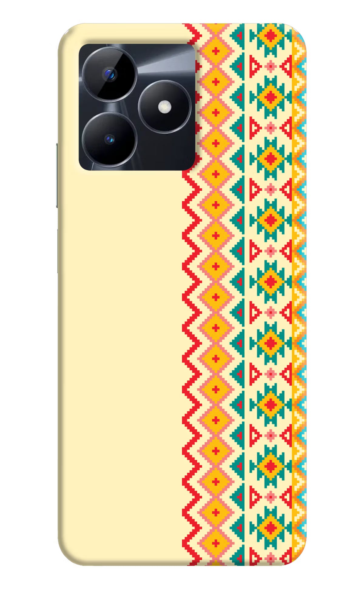 Ethnic Seamless Realme C53 Hard Case Back Cover by Casekaro