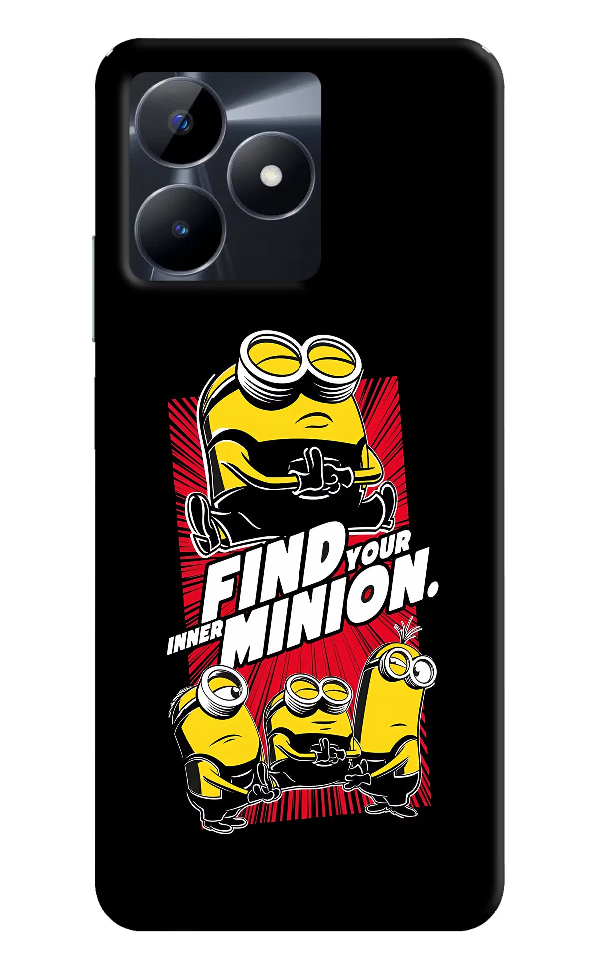 Find your inner Minion Realme C53 Hard Case Back Cover by Casekaro