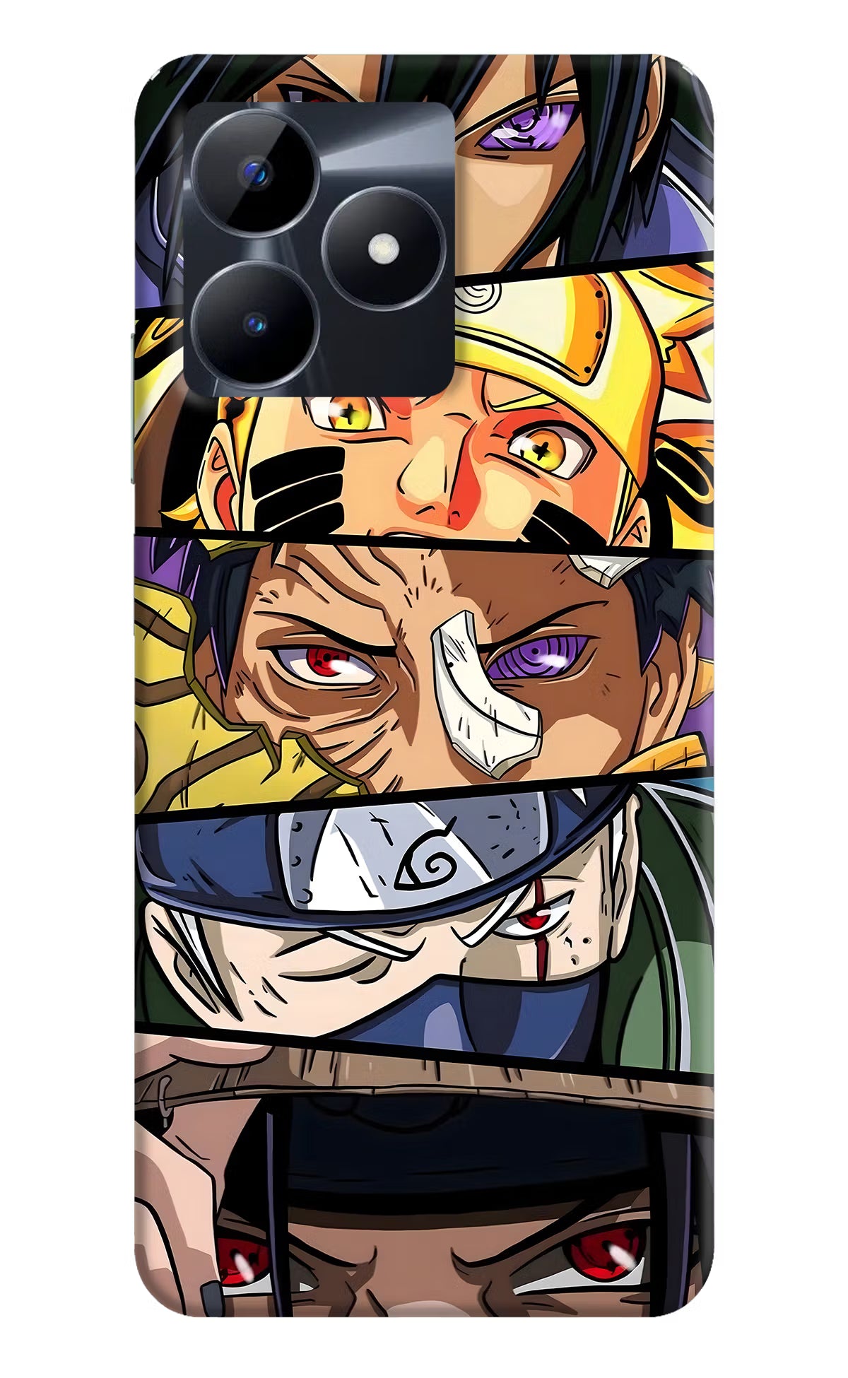 Naruto Character Realme C53 Hard Case Back Cover by Casekaro