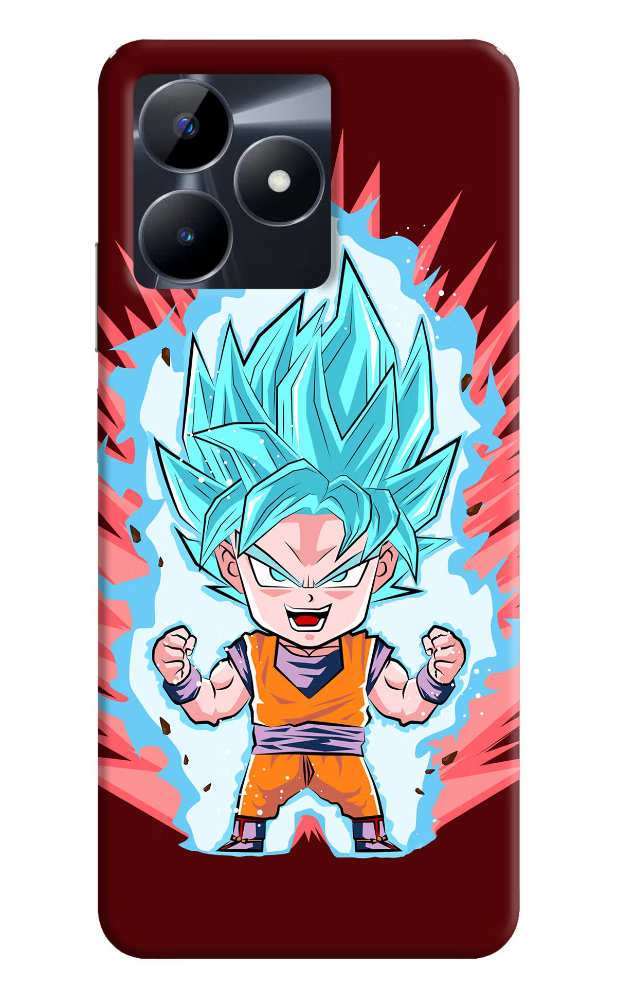 Goku Little Realme C53 Hard Case Back Cover by Casekaro