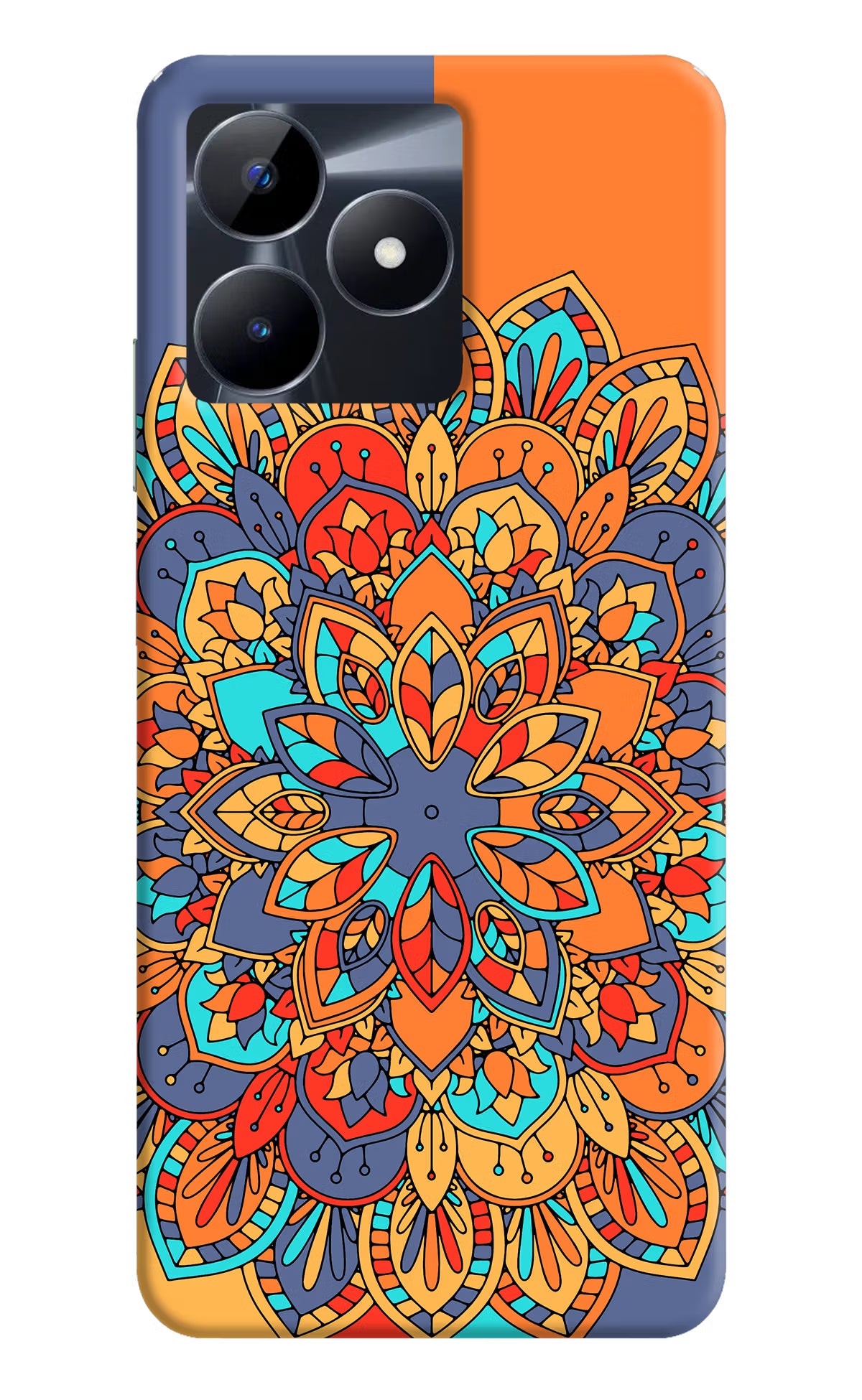 Color Mandala Realme C53 Hard Case Back Cover by Casekaro