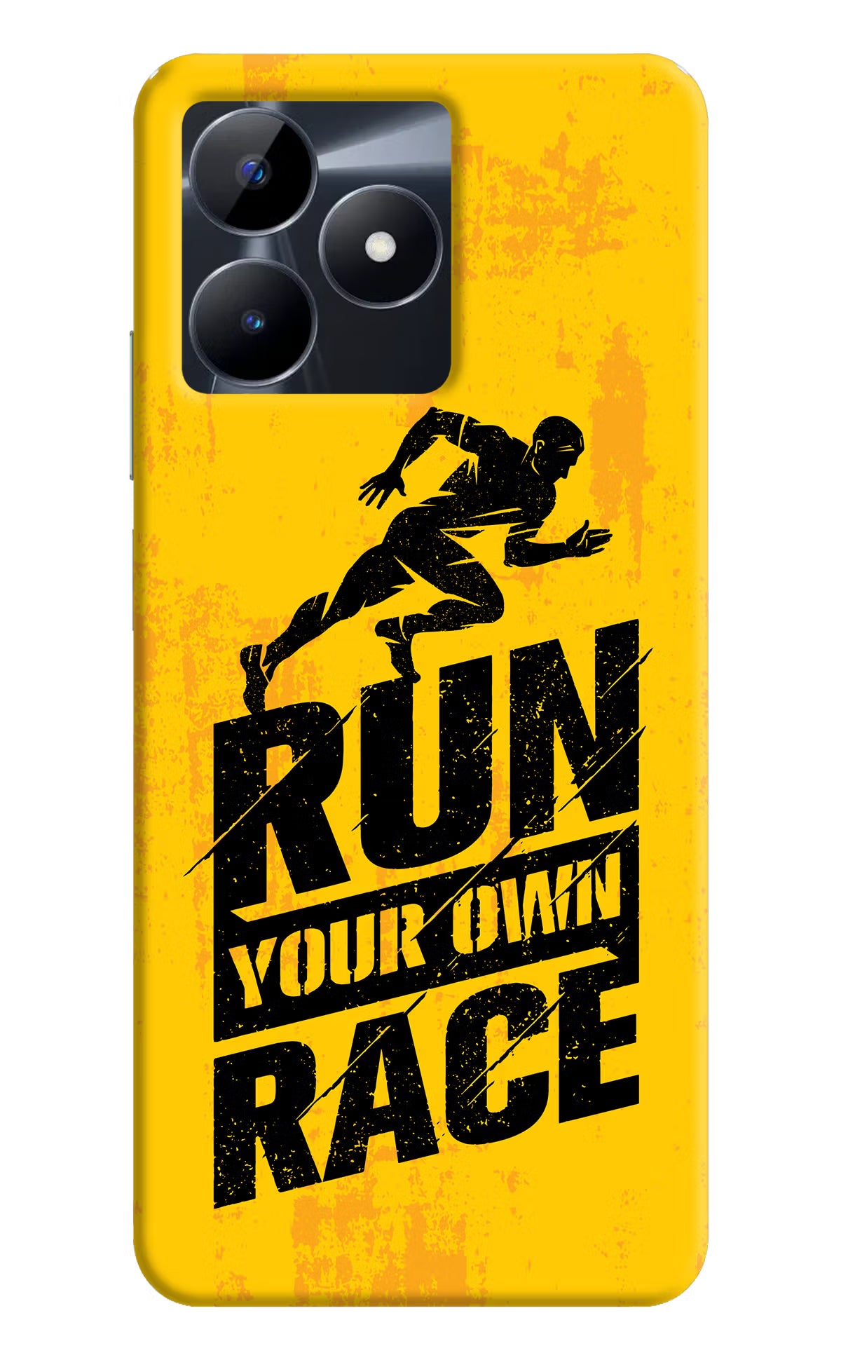Run Your Own Race Realme C53 Hard Case Back Cover by Casekaro