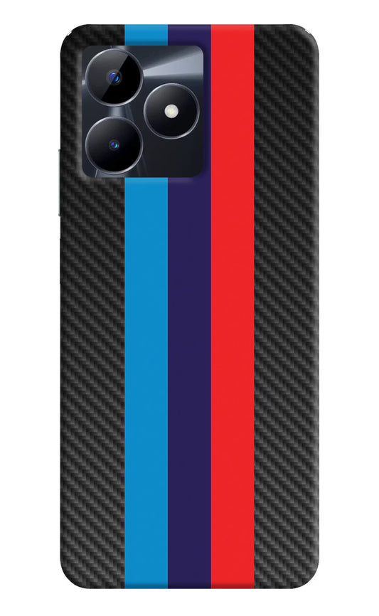 BMW Stripes Pattern Realme C53 Hard Case Back Cover by Casekaro