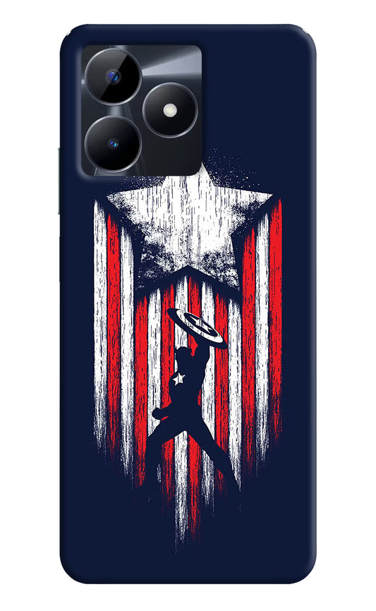 Captain America Marvel Art Realme C53 Hard Case Back Cover by Casekaro