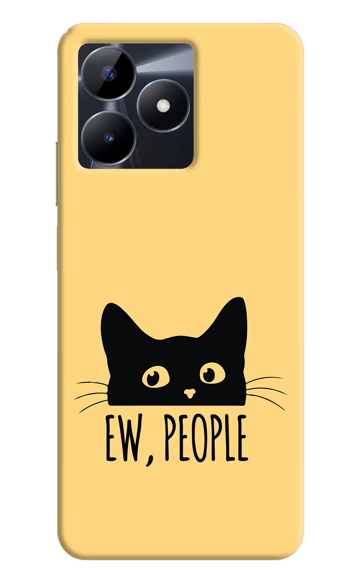 Ew People Catitude Realme C53 Hard Case Back Cover by Casekaro