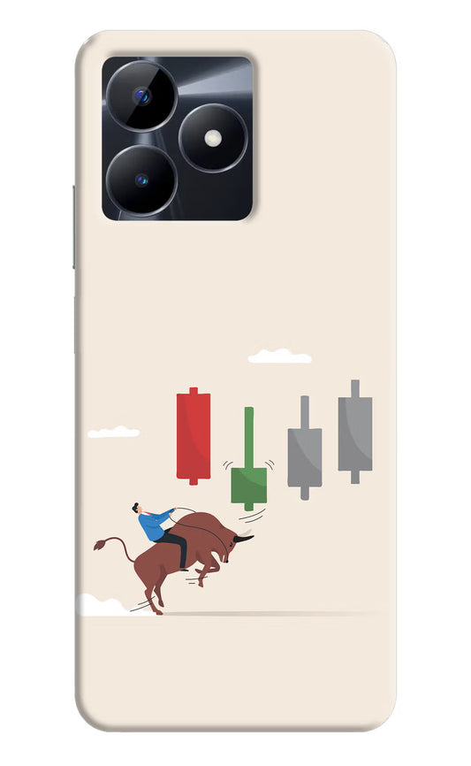 Bull Trading Momentum Realme C53 Hard Case Back Cover by Casekaro