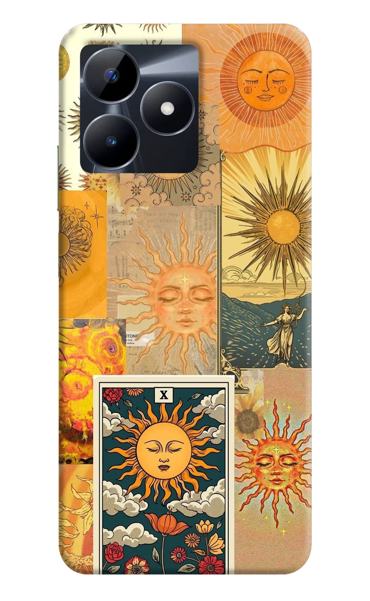 Sun Realme C53 Hard Case Back Cover by Casekaro