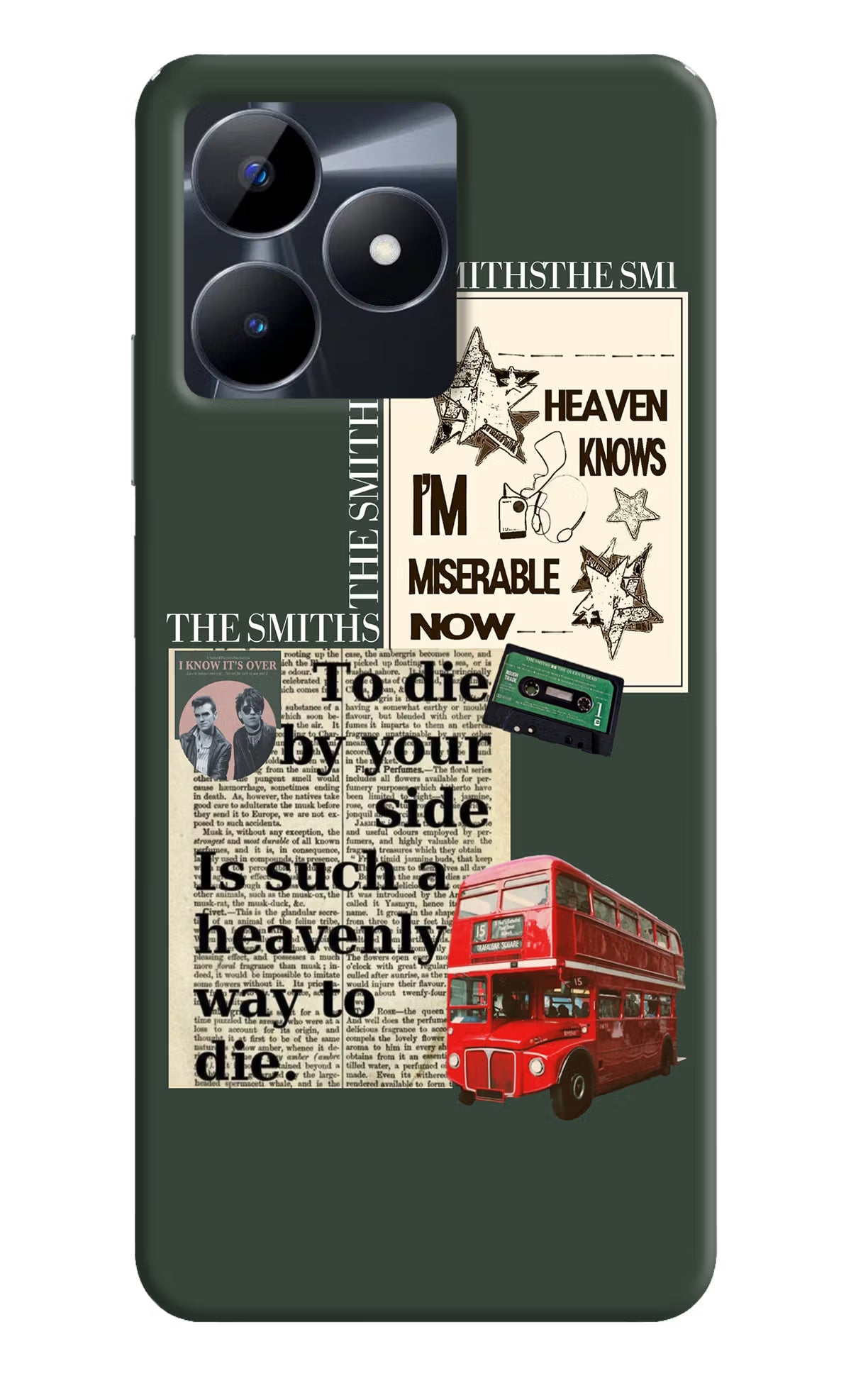 The Smiths Realme C53 Hard Case Back Cover by Casekaro