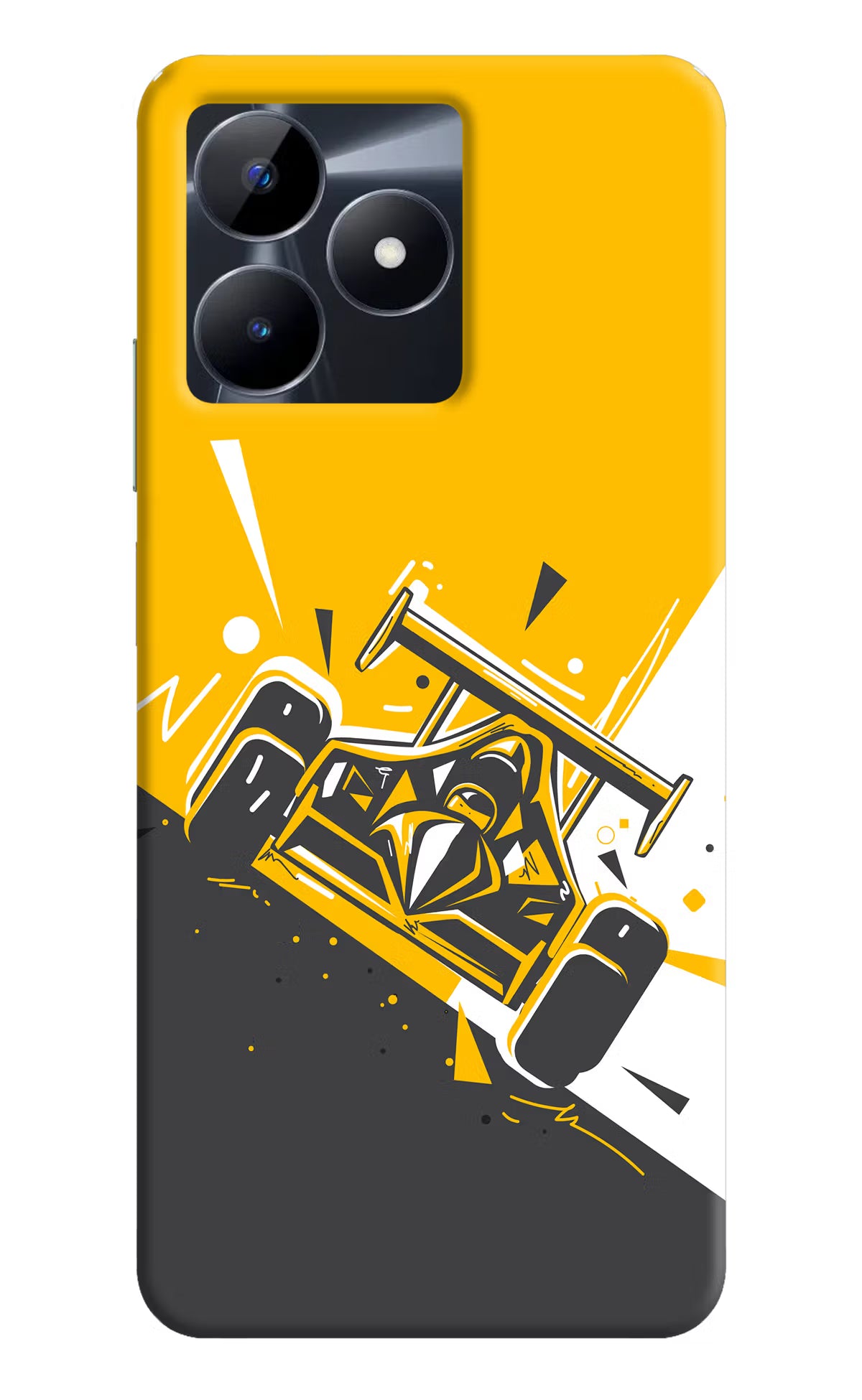 Track King Realme C53 Hard Case Back Cover by Casekaro