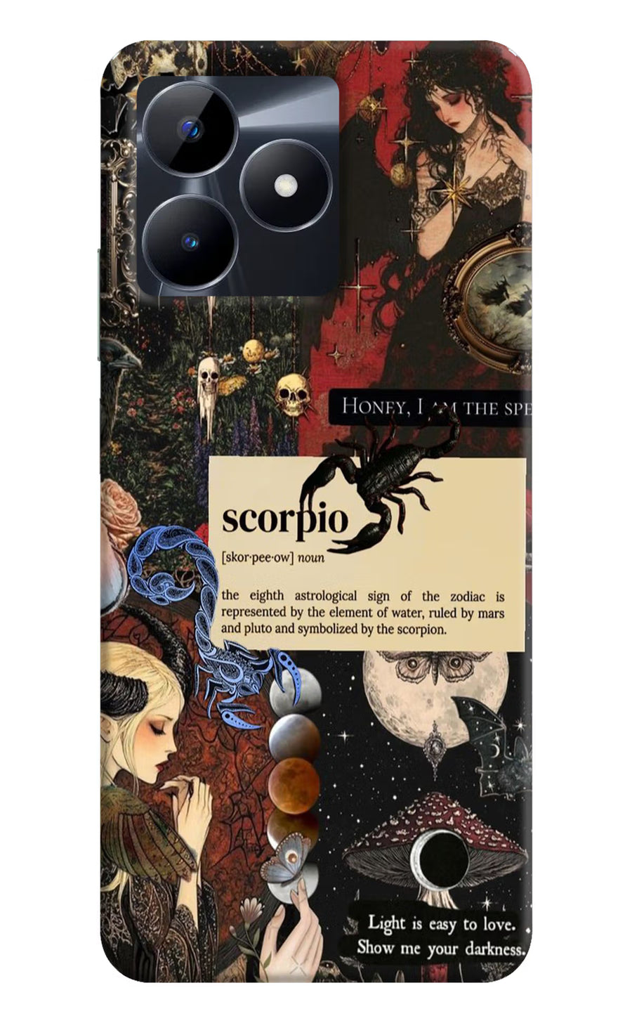 Scorpio Zodiac Realme C53 Back Cover, Hard case