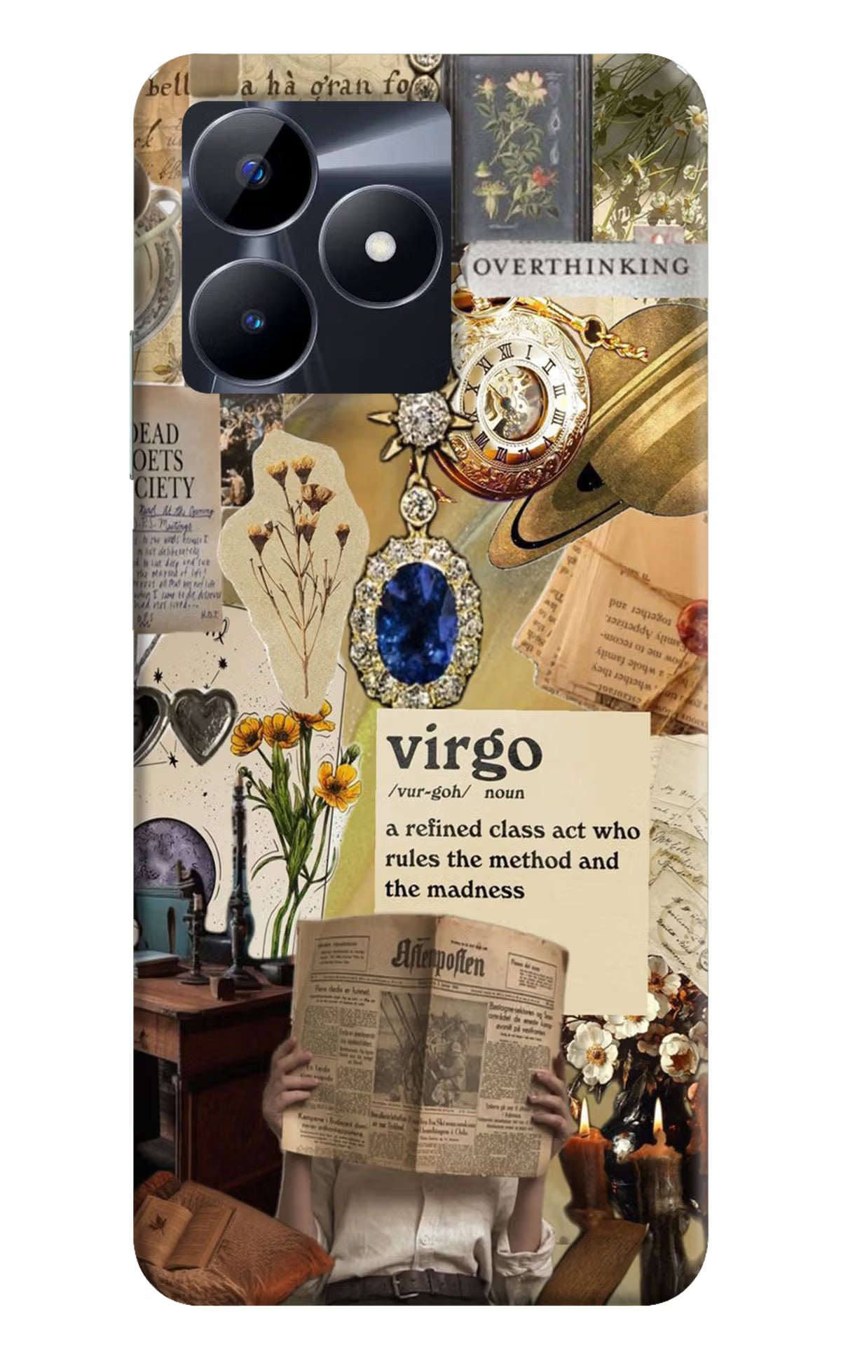 Virgo Zodiac Realme C53 Hard Case Back Cover by Casekaro