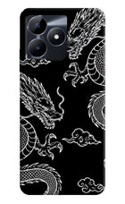 Twin Dragons Realme C53 Hard Case Back Cover by Casekaro