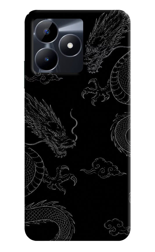 Twin Dragons Realme C53 Hard Case Back Cover by Casekaro