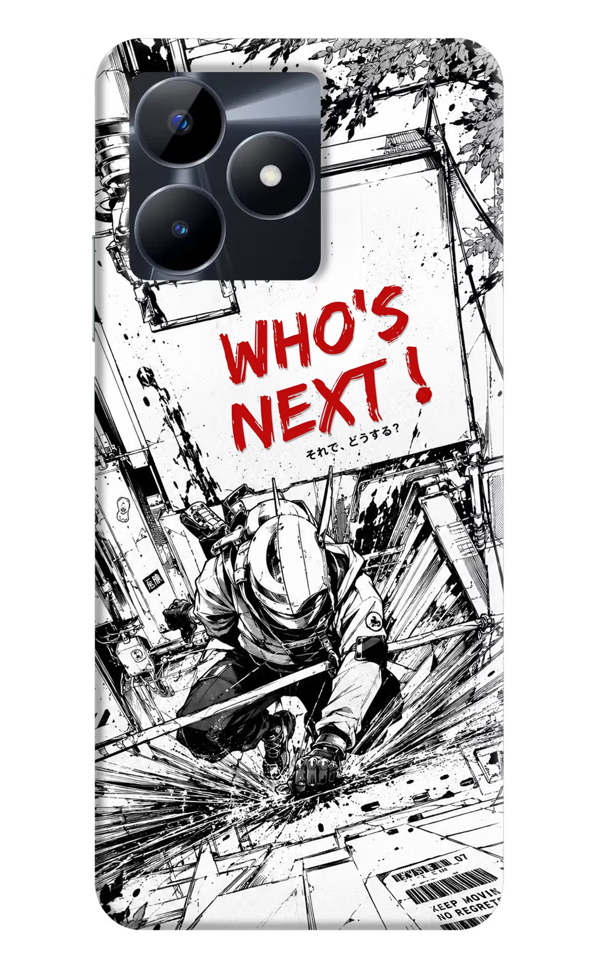 Who's Next Realme C53 Hard Case Back Cover by Casekaro