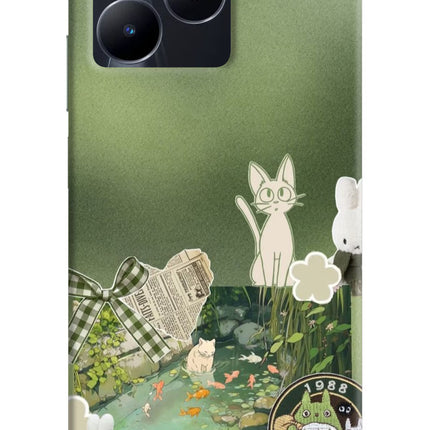Aesthetic anime Realme C53 Hard Case Back Cover by Casekaro
