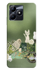 Aesthetic anime Realme C53 Hard Case Back Cover by Casekaro