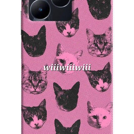 Pink Cats Realme C53 Hard Case Back Cover by Casekaro