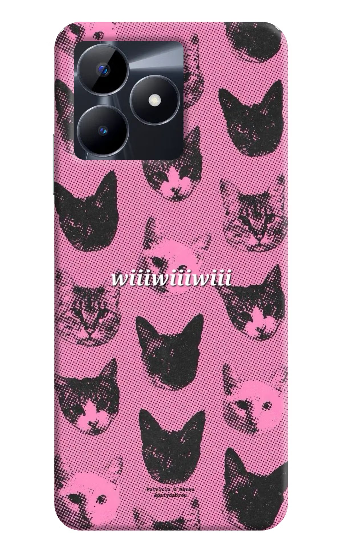 Pink Cats Realme C53 Back Cover