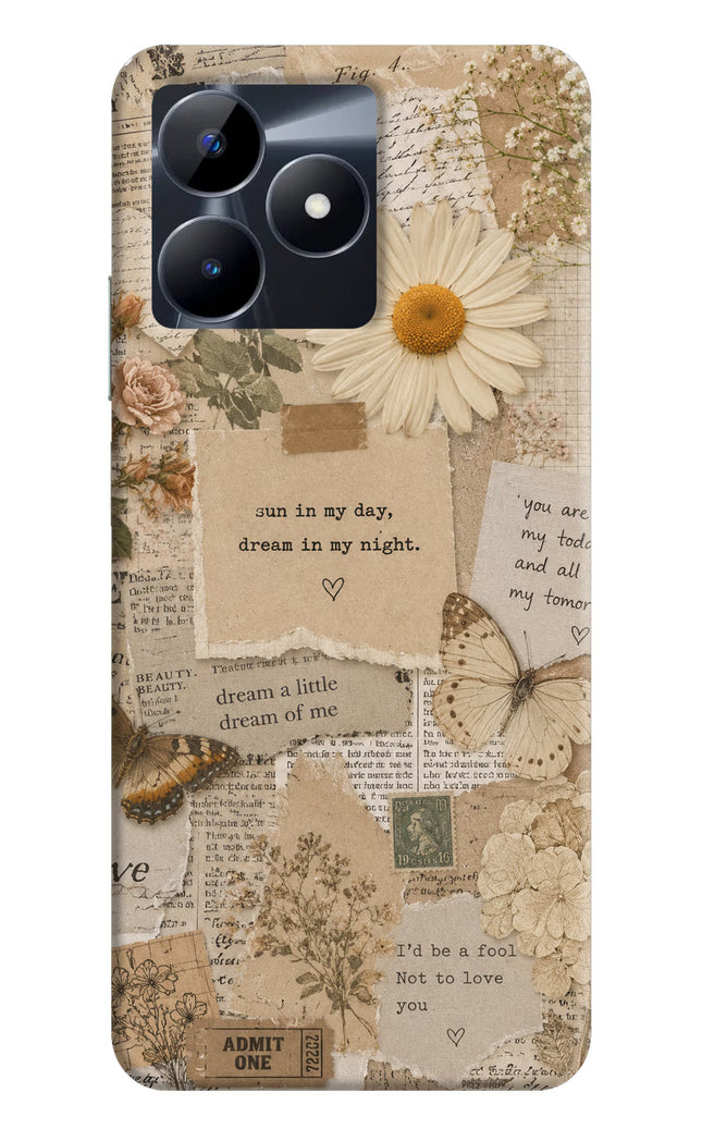 Vintage case Realme C53 Hard Case Back Cover by Casekaro