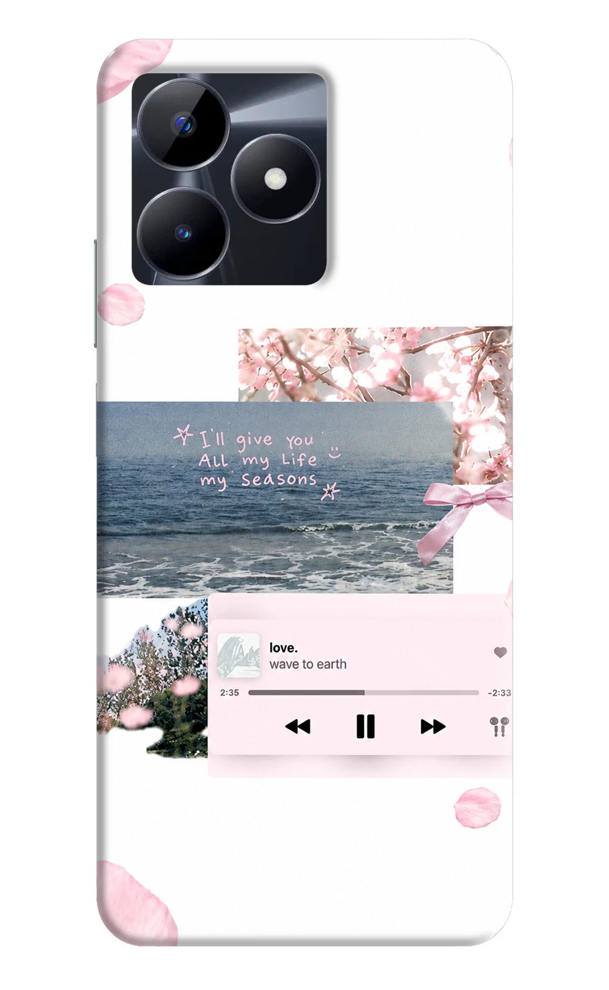 Wave to earth Realme C53 Back Cover