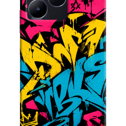 Graffiti Vibe Realme C53 Hard Case Back Cover by Casekaro