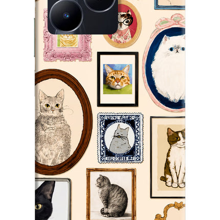 Mirror Cats Realme C53 Hard Case Back Cover by Casekaro