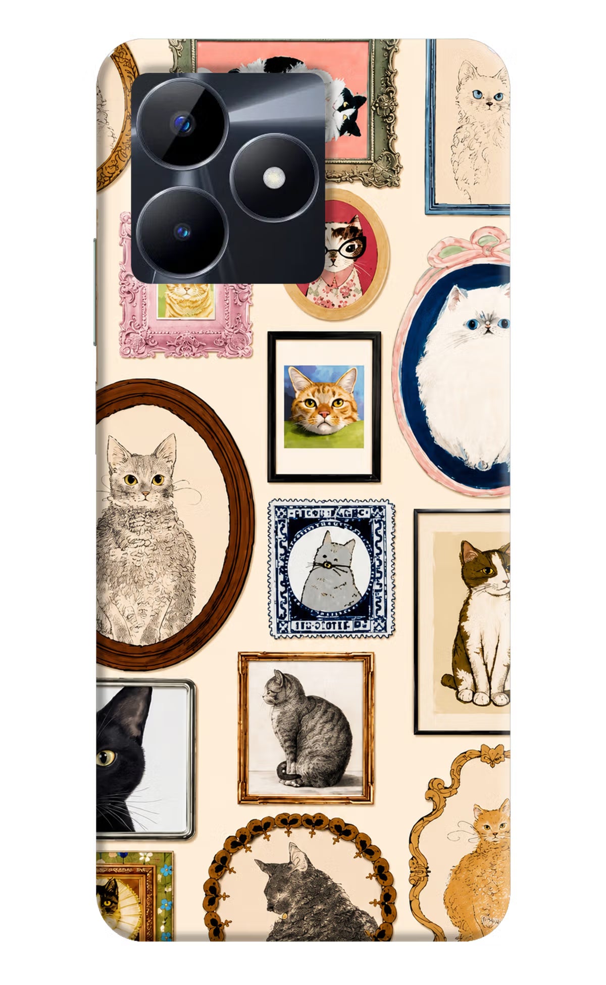 Mirror Cats Realme C53 Back Cover