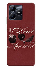 Velvet Cherry Realme C53 Hard Case Back Cover by Casekaro