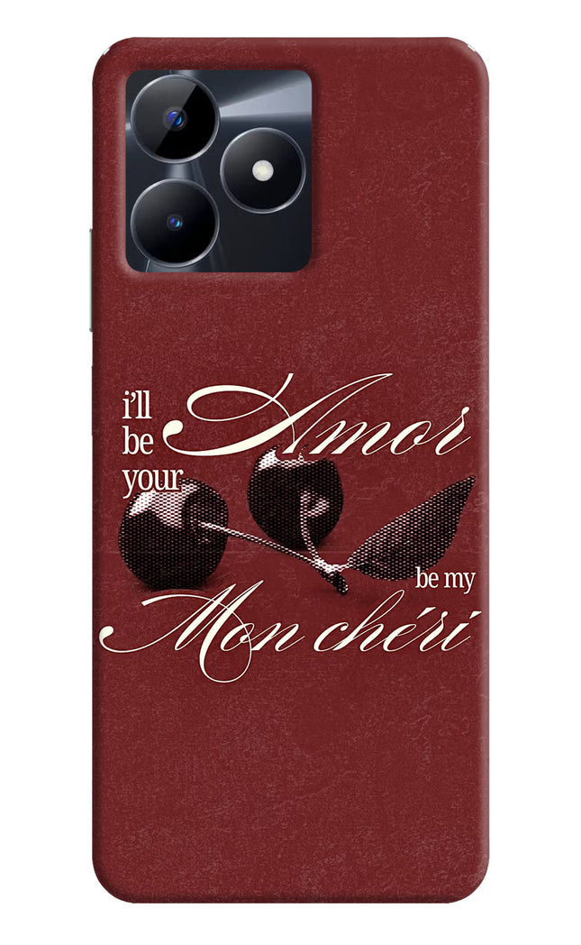 Velvet Cherry Realme C53 Hard Case Back Cover by Casekaro