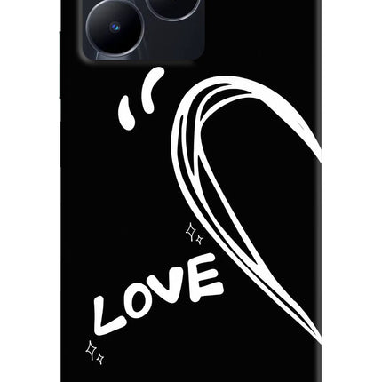 Love Line Realme C53 Hard Case Back Cover by Casekaro