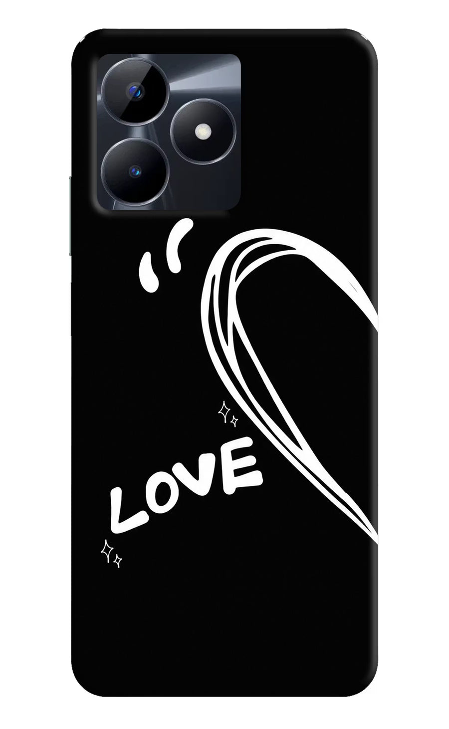 Love Line Realme C53 Back Cover, Hard case