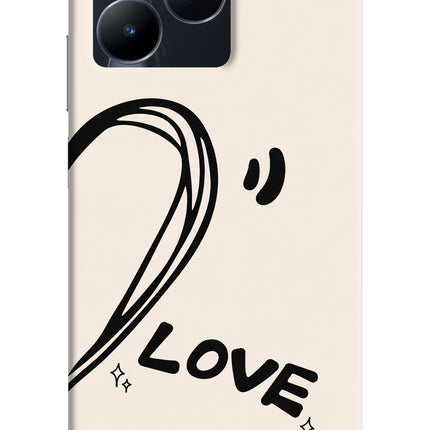 Soul Line Realme C53 Hard Case Back Cover by Casekaro