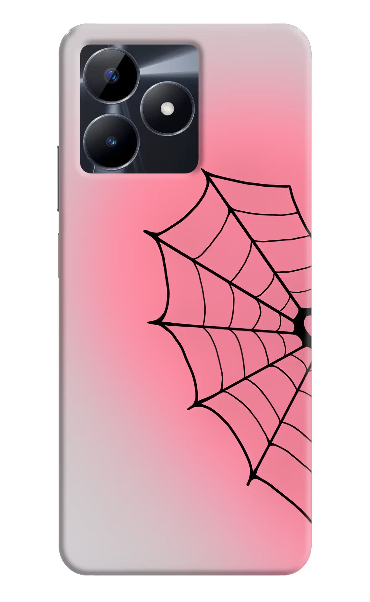 Pink Web Realme C53 Back Cover