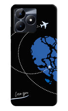 Love Orbit Realme C53 Hard Case Back Cover by Casekaro