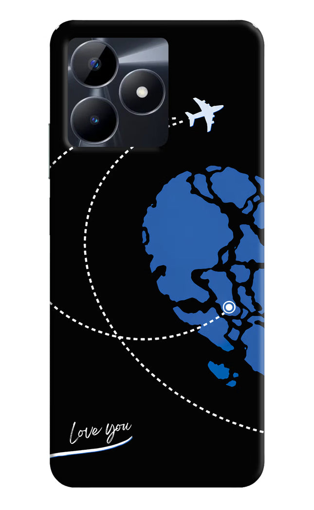 Love Orbit Realme C53 Hard Case Back Cover by Casekaro